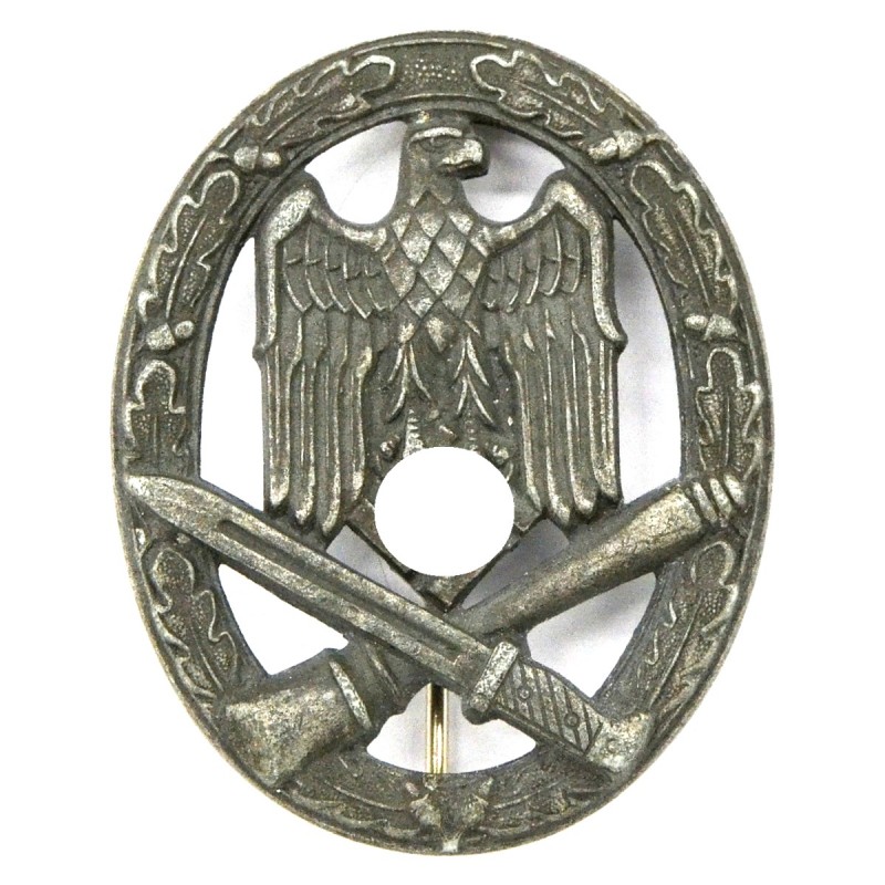 Badge for an assault attack of the 1940 model, the so-called "bayonet/grenade", Assmann