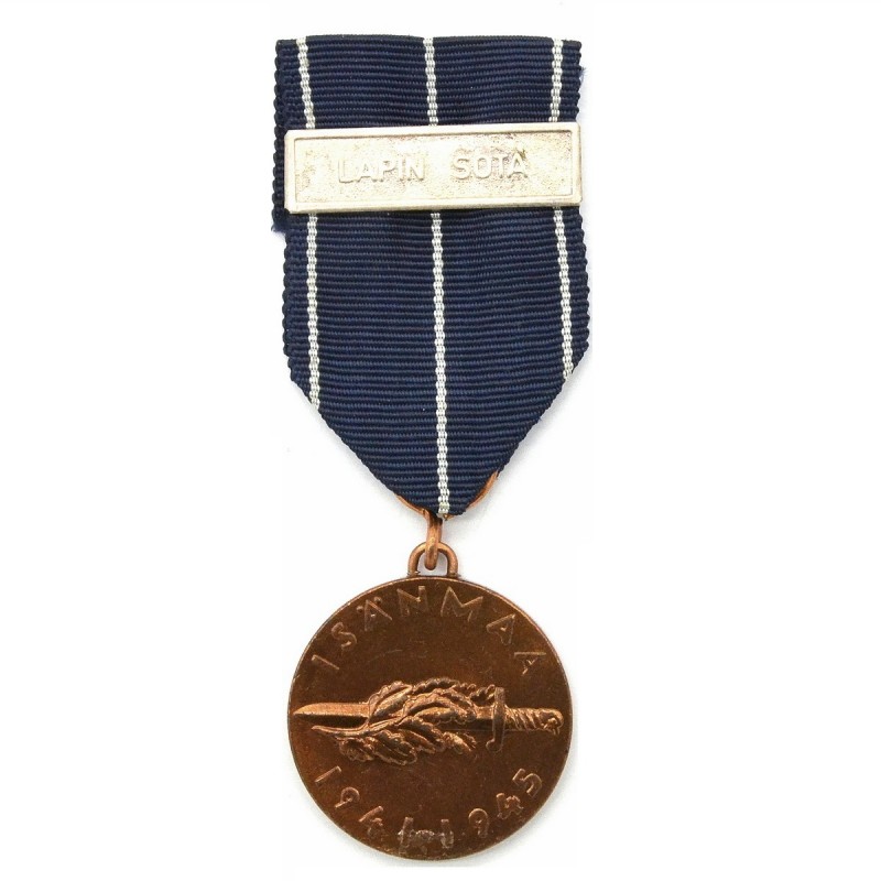 Finnish Medal "For the 1941-45 War" with the Lapin Sota bar