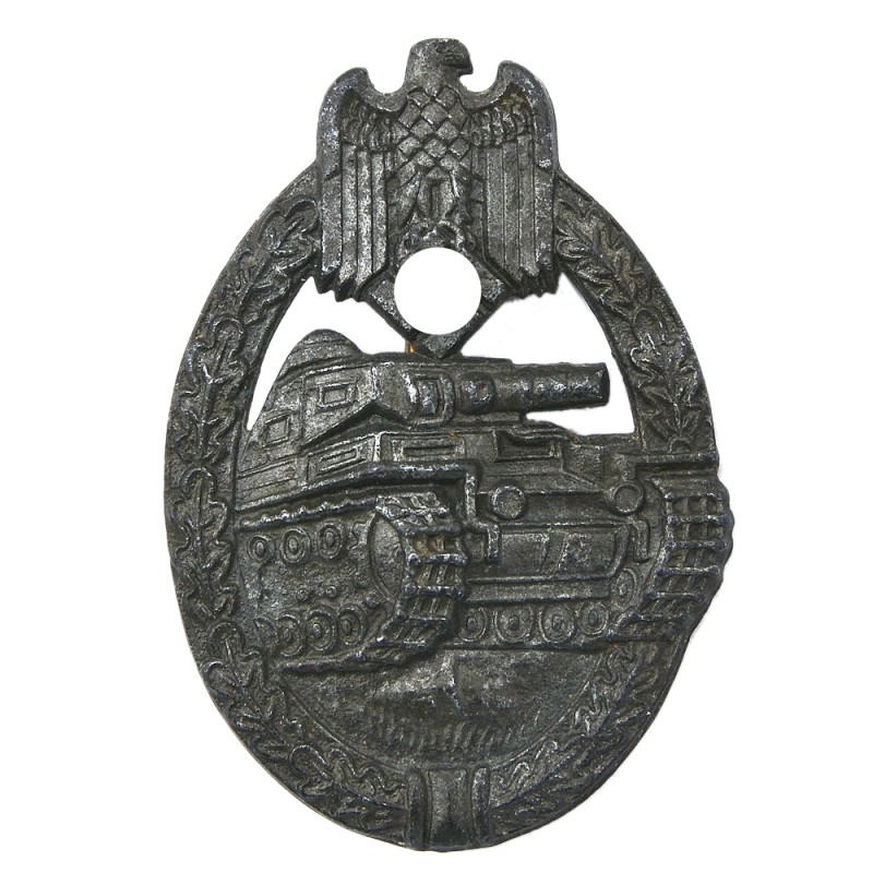 Badge for a tank attack of the 1939 model in silver, Wuster