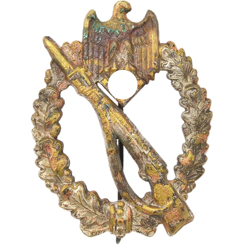 Infantry assault badge of the 1939 model, "in silver"