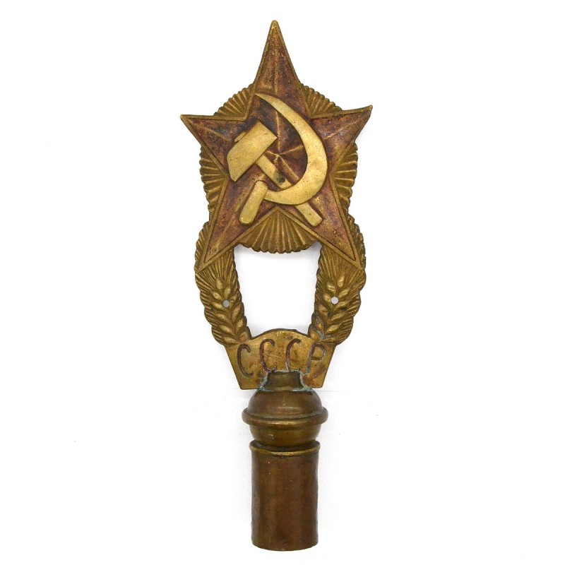 The pommel of the Red Army banner of the 1926 model