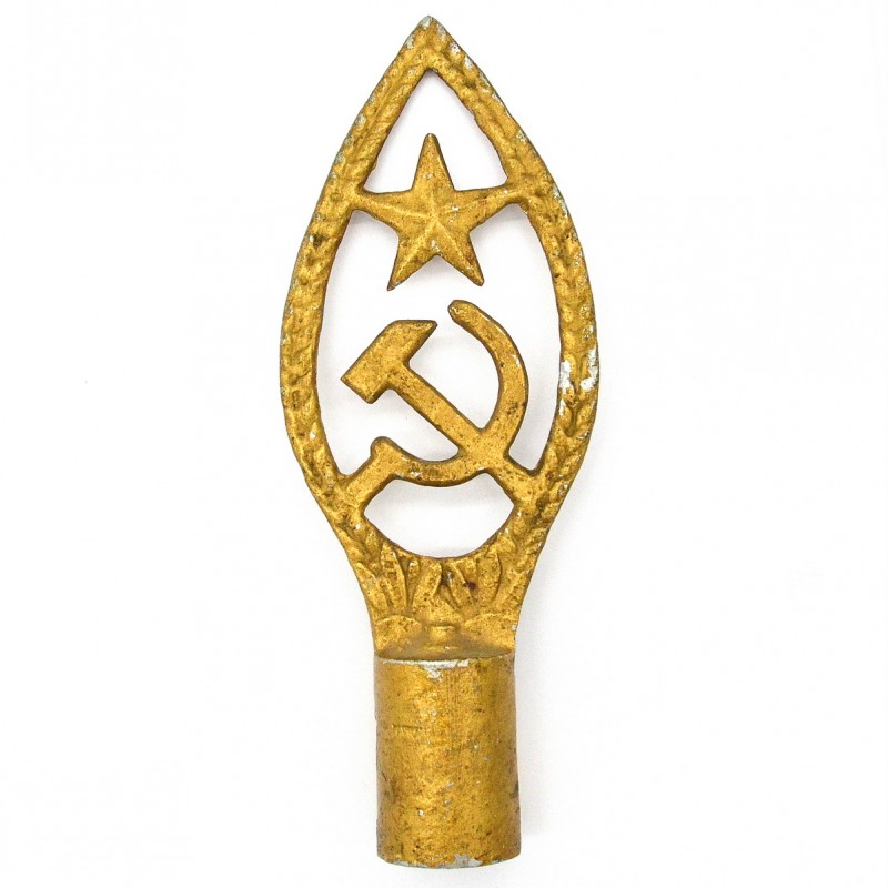 The pommel of the Red Army banner of the 1926 model