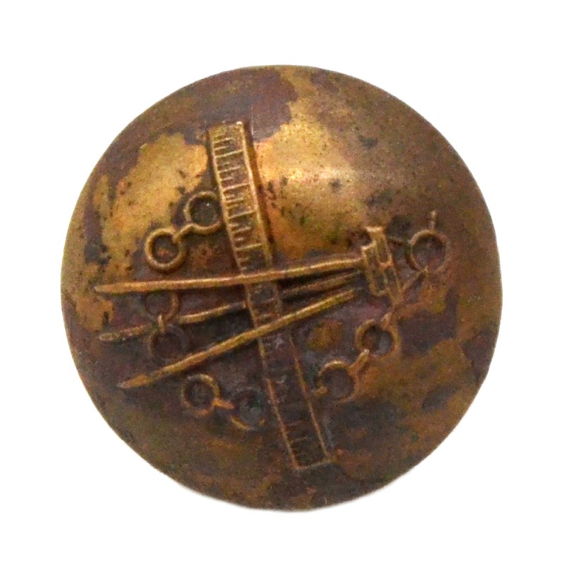 A button from the uniform of an official of the Boundary Department of the Russian Empire