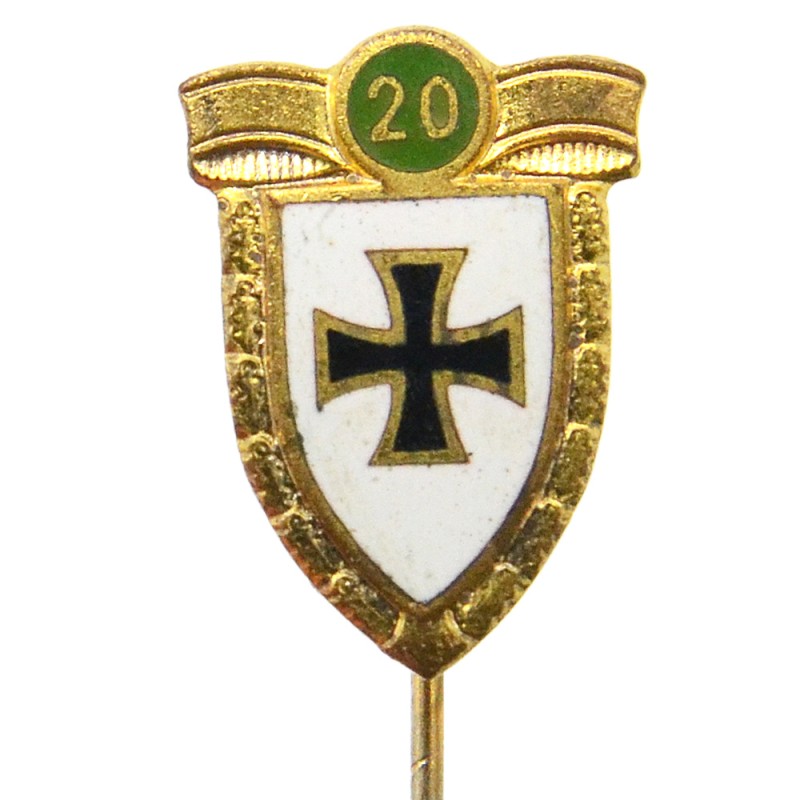 Frachny sign for 20 years of membership in the organization DRKB FRG