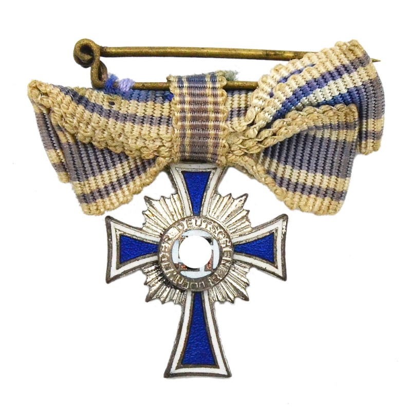 Cross of the German mother of 1938 in silver, miniature