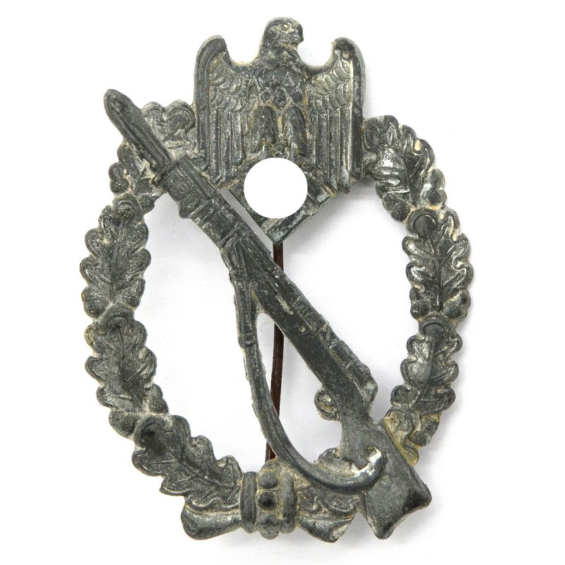 Infantry assault badge of the 1939 model "in silver", RK