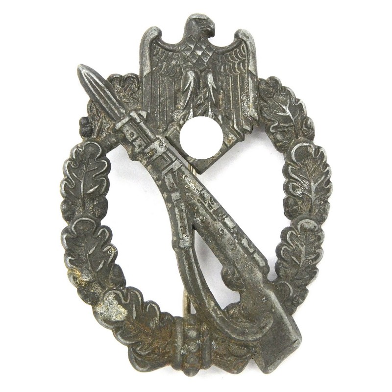 Infantry assault badge of the 1939 model "in silver", Berg &amp; Nolte