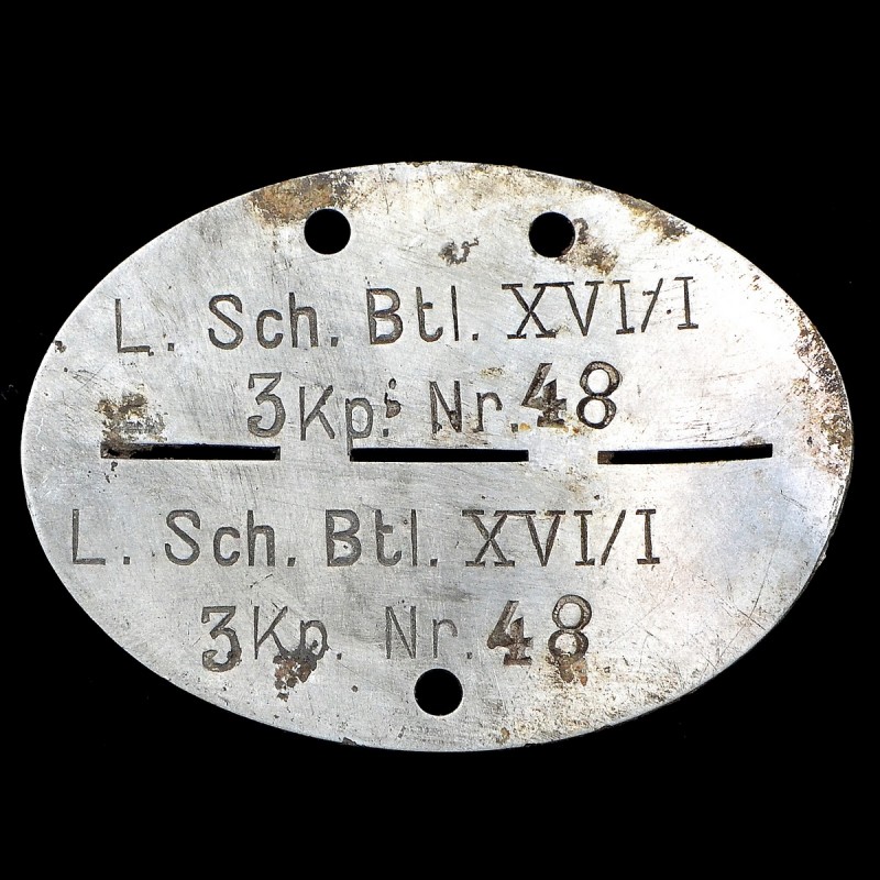 Personal badge (LOZ) of the serviceman of the land rifle battalion No. 16