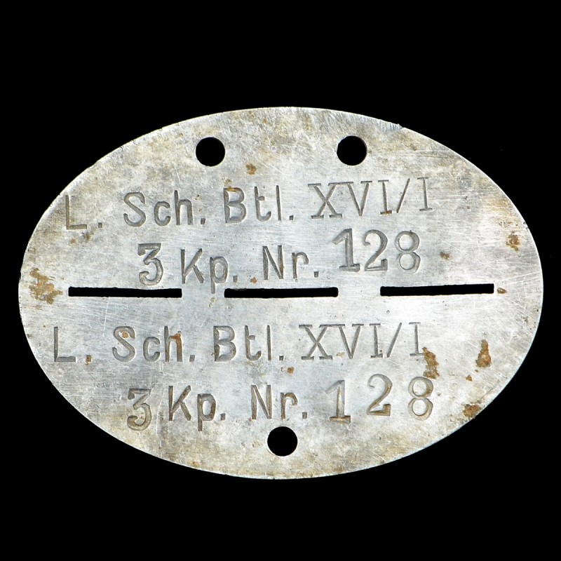 Personal badge (LOZ) of the serviceman of the land rifle battalion No. 16