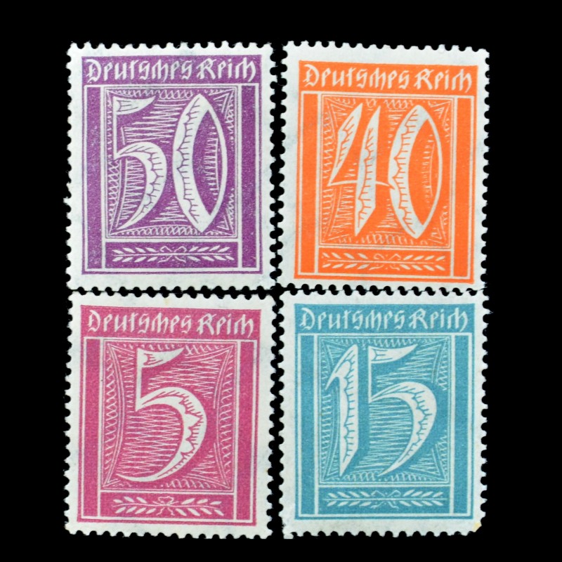 Lot of postage stamps of Germany**, 1922