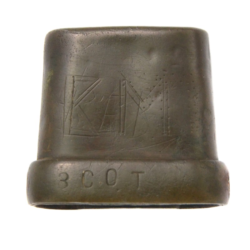 The mouth of the scabbard from the saber of the lower ranks of the RIA sample of 1881