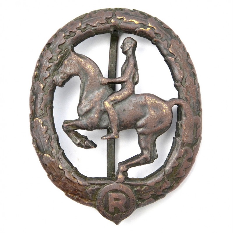 German horseman's badge, degree "in bronze"