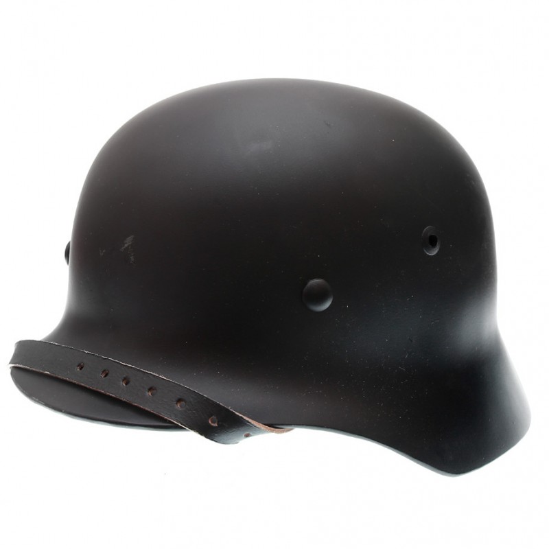 Helmet M35 German, with restored black color
