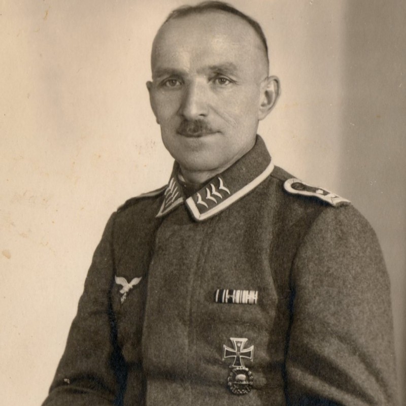 Portrait photo of the Luftwaffe Chief Sergeant - a veteran of the PMV