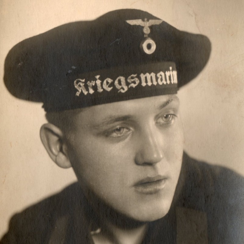 Portrait photo of a Kriegsmarine sailor
