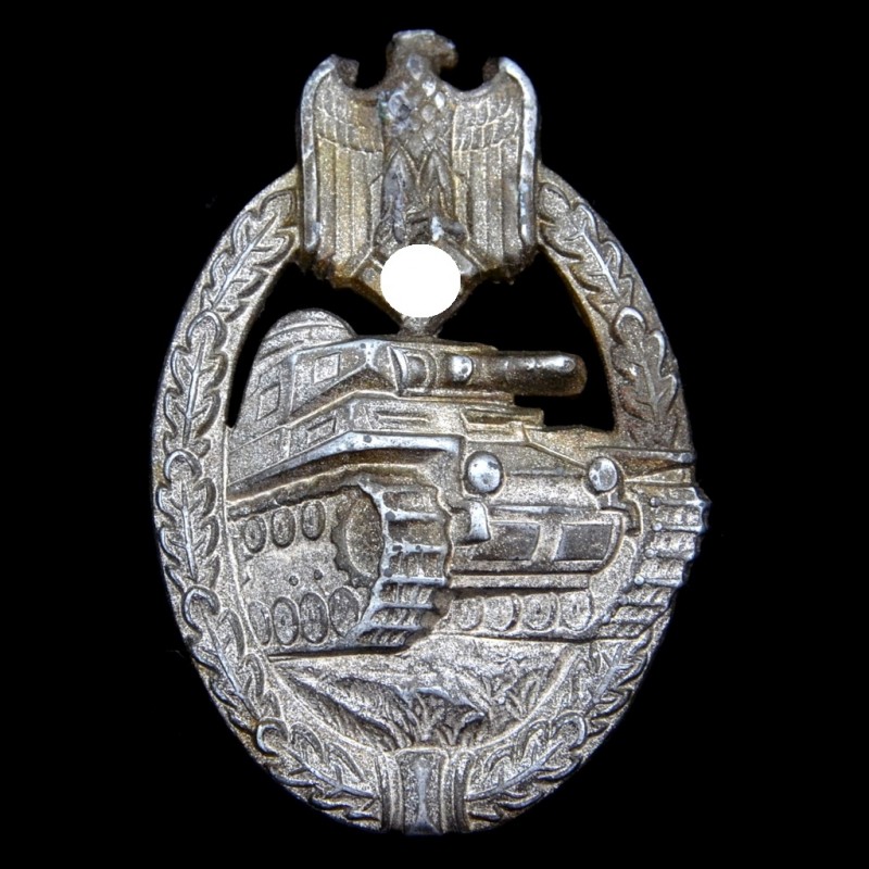 Badge for a tank attack in silver, W. Deumer