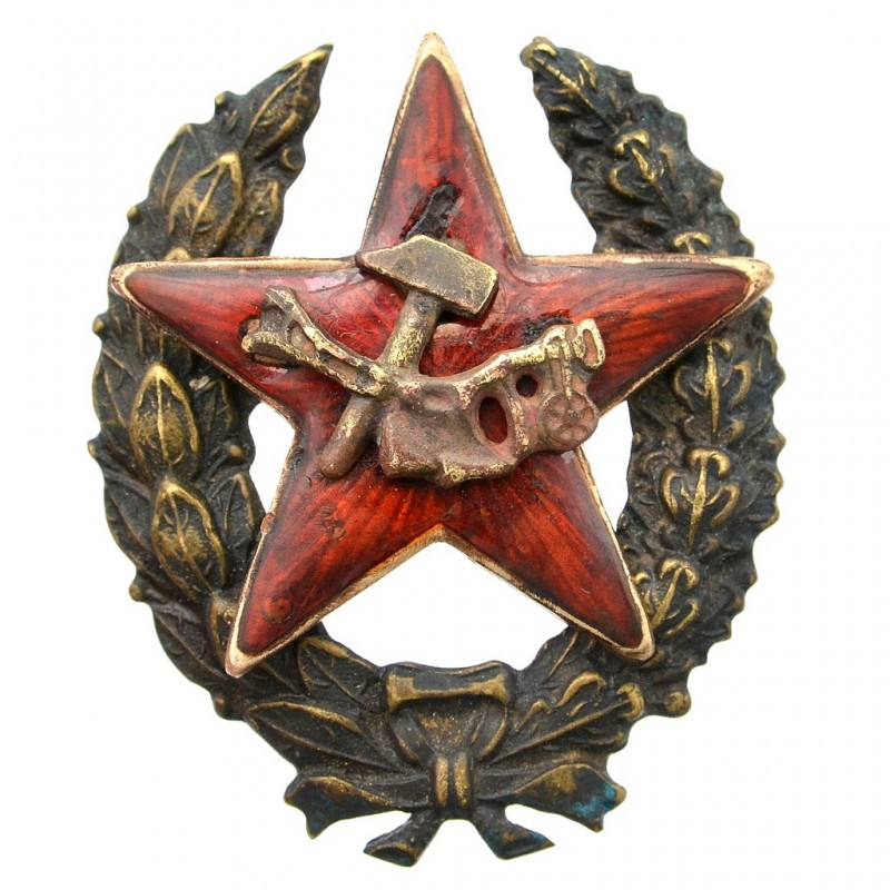Badge of the red commander (kraskom) of the Red Army of the 1918 model