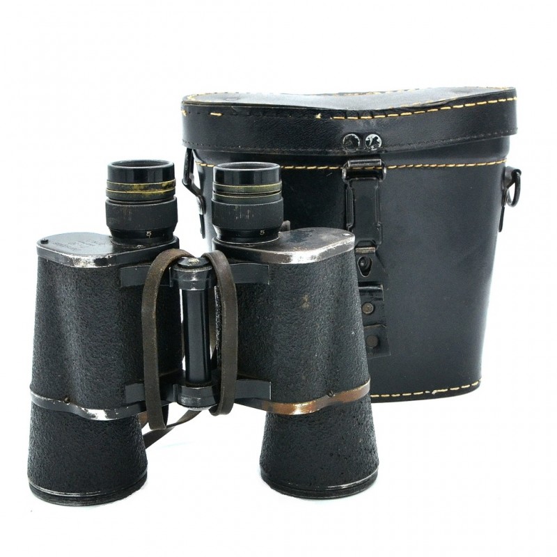 Binoculars 7*50 of the Czech company "Srb &amp; Stys" for the Wehrmacht with the possibility of use in a gas mask
