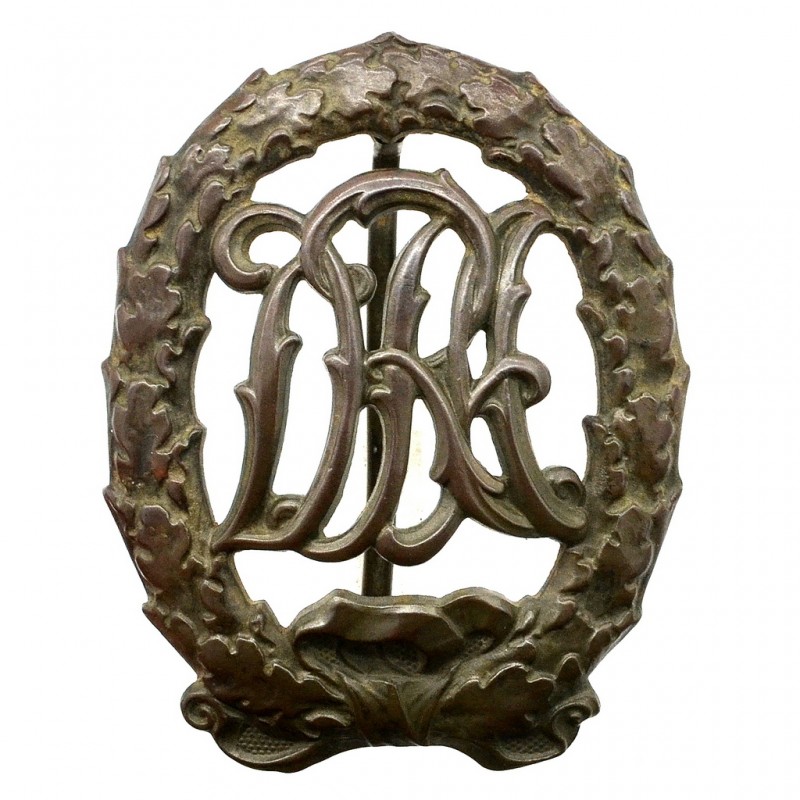 DRA sports badge in bronze