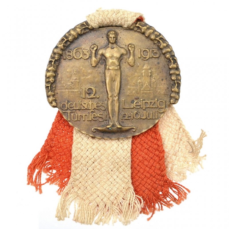 Medal in memory of the 50th anniversary of the Leipzig Fair, 1913