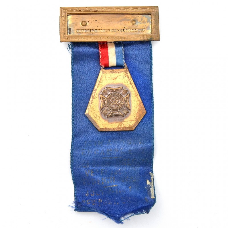 Badge of the participant of the congress of the Union of Veterans of wars abroad of the USA