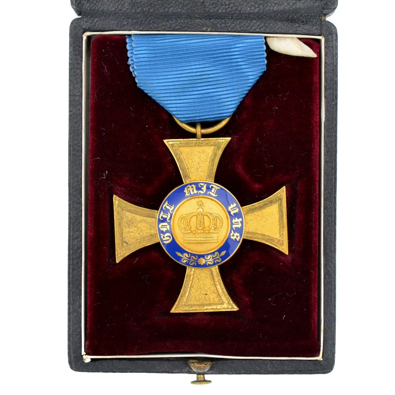 Prussian Order of the Crown of the 4th class in a case