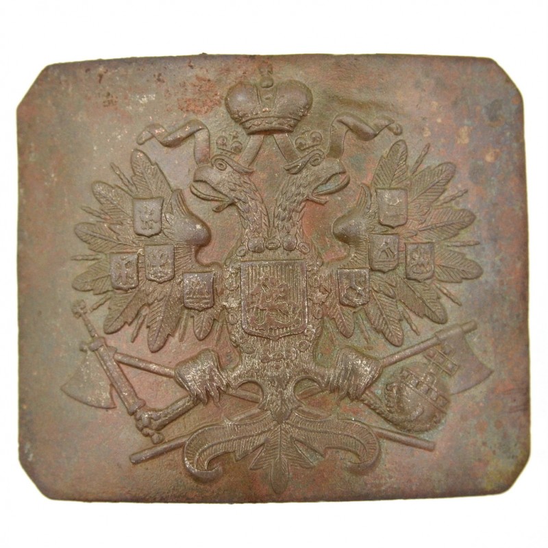 Buckle of the lower ranks of the RIA engineering troops, unusual size