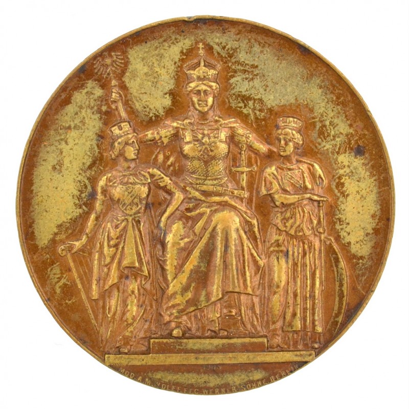Unbearable medal for volunteers of the Franco-Prussian War of 1870-71
