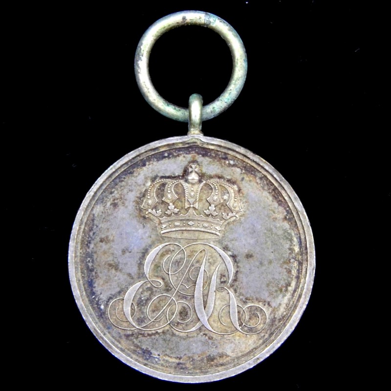 Medal for Services to the state in stamped gloss, 1841, Hanover