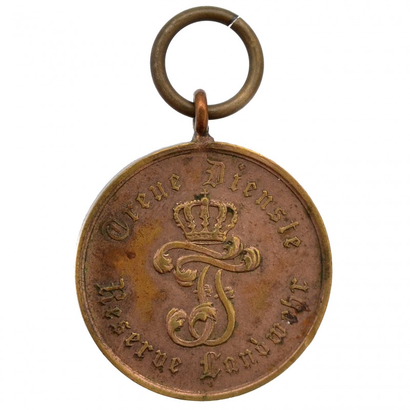 Medal of the 2nd class for service in the Landwehr, Mecklenburg