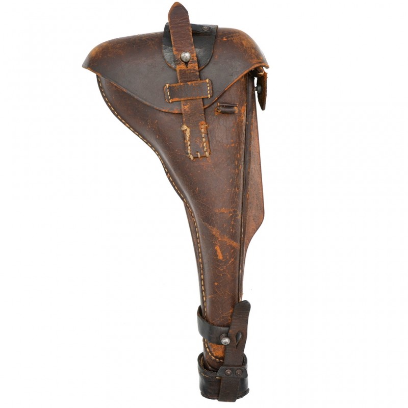 Holster with butt to the artillery model of the Luger P08 pistol