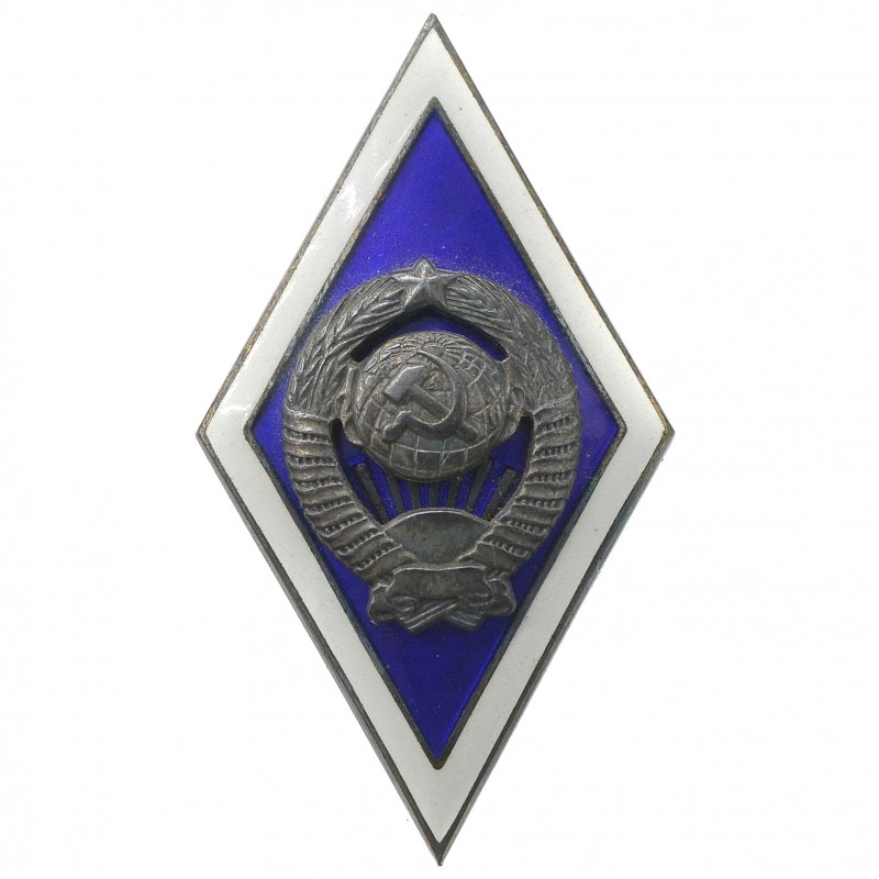 Badge (diamond) of a university graduate