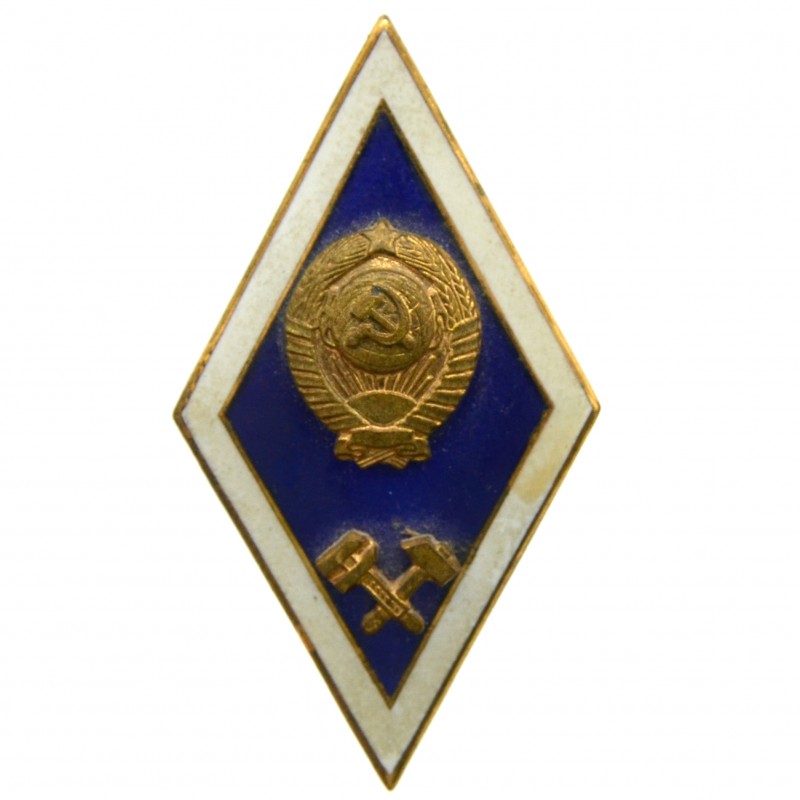 Badge (diamond) of a graduate of a technical university