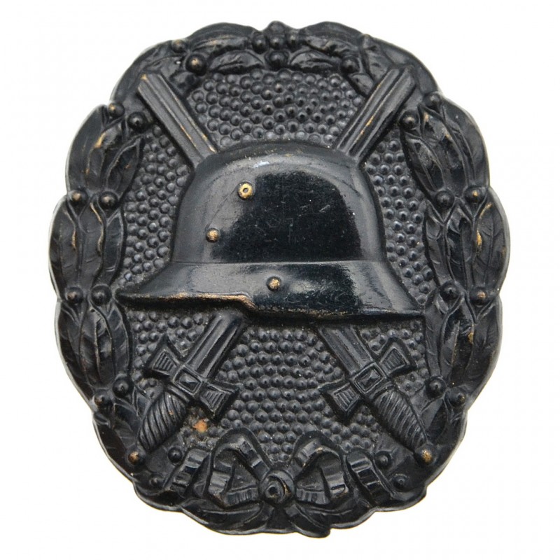 Badge "For injury" of the 1918 model, degree "in black", Godet