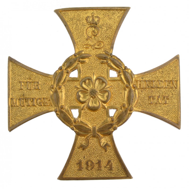 Military Cross of Honor 1st class for heroic feat, Principality of Lippe