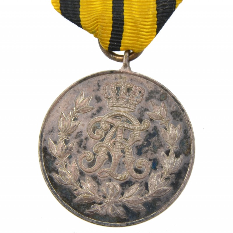 Friedrich August Medal on a ribbon for non-combatants, Saxony