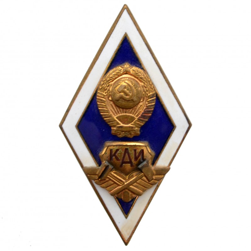 Badge (rhombus) of a KAI graduate