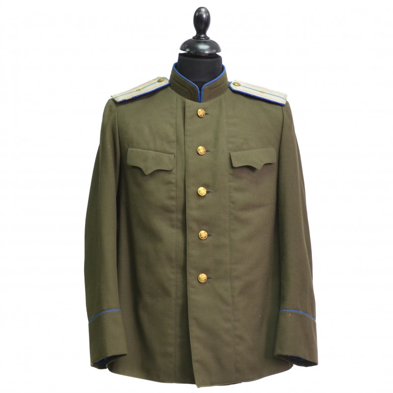 The tunic of a junior lieutenant of the NKVD technical service of the 1943 model