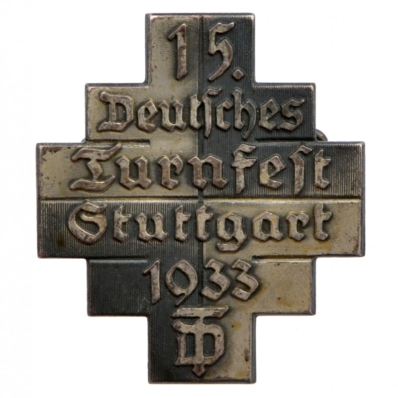 Badge of a participant in sports competitions in Stuttgart 1933