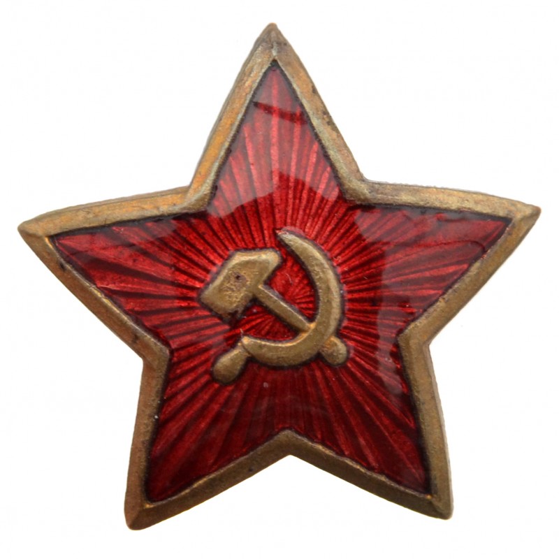 A rare star for a cap or a Red Army budenovka