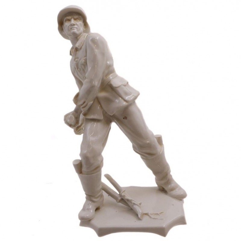 Porcelain sculpture "Wehrmacht Soldier"