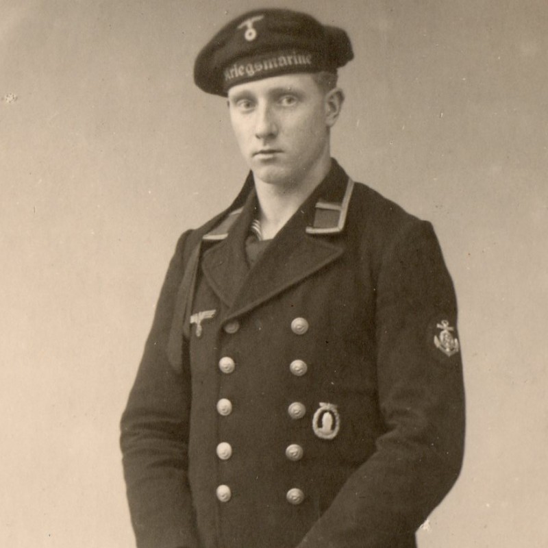 Photo of the chief boatswain mechanic of the Kriegsmarine minesweeper