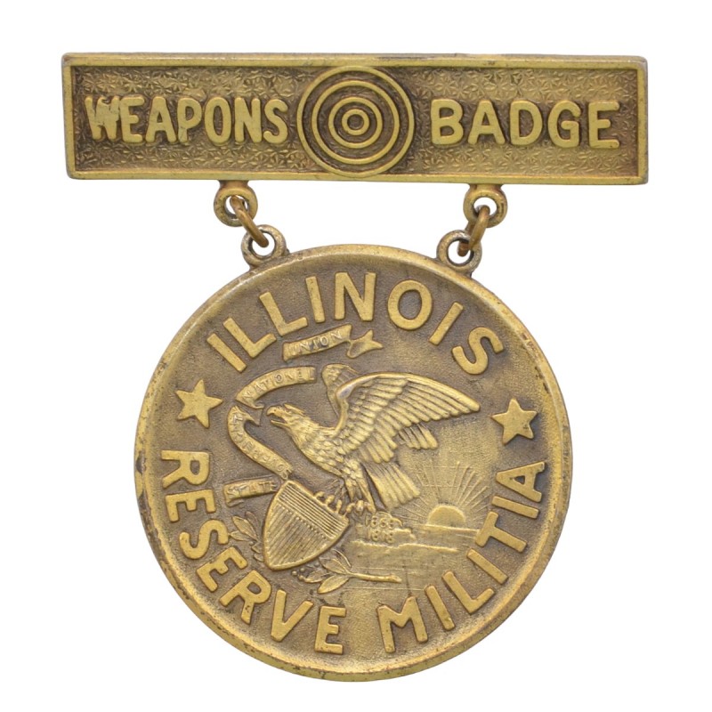 Rifle Medal of the Reserve Militia of the Illinois National Guard, 1868 (?)