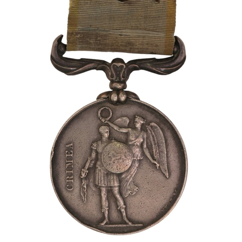 English medal of the participant of the Crimean War of 1853-56