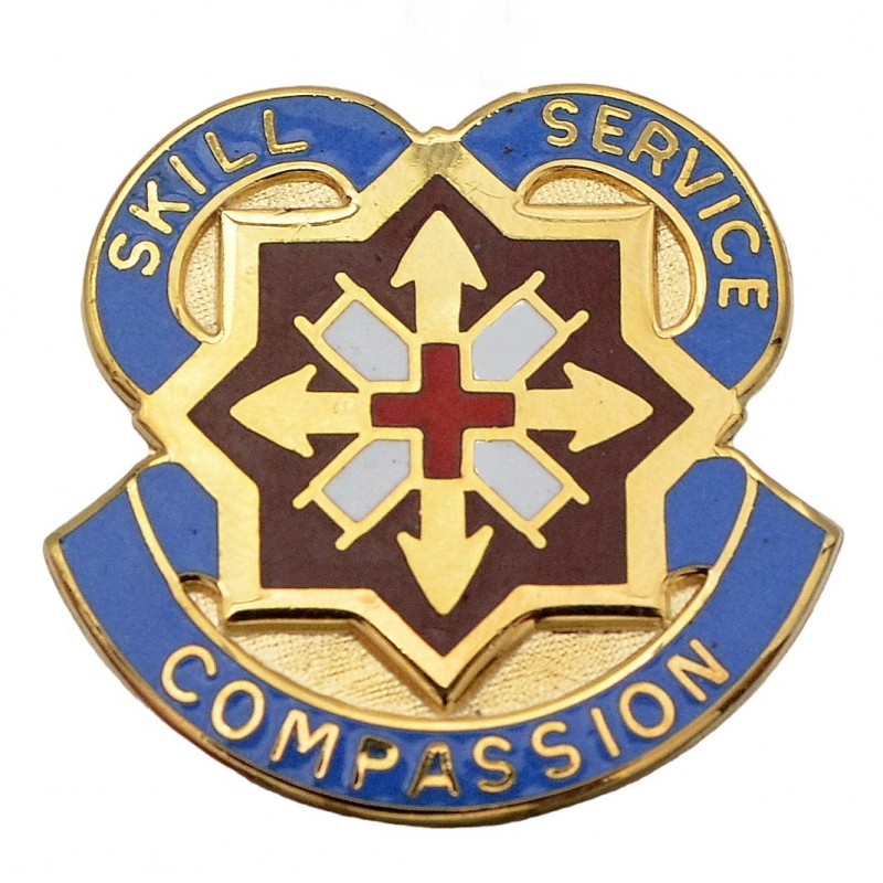 Badge of the 144th Combat Support Hospital of the US Army