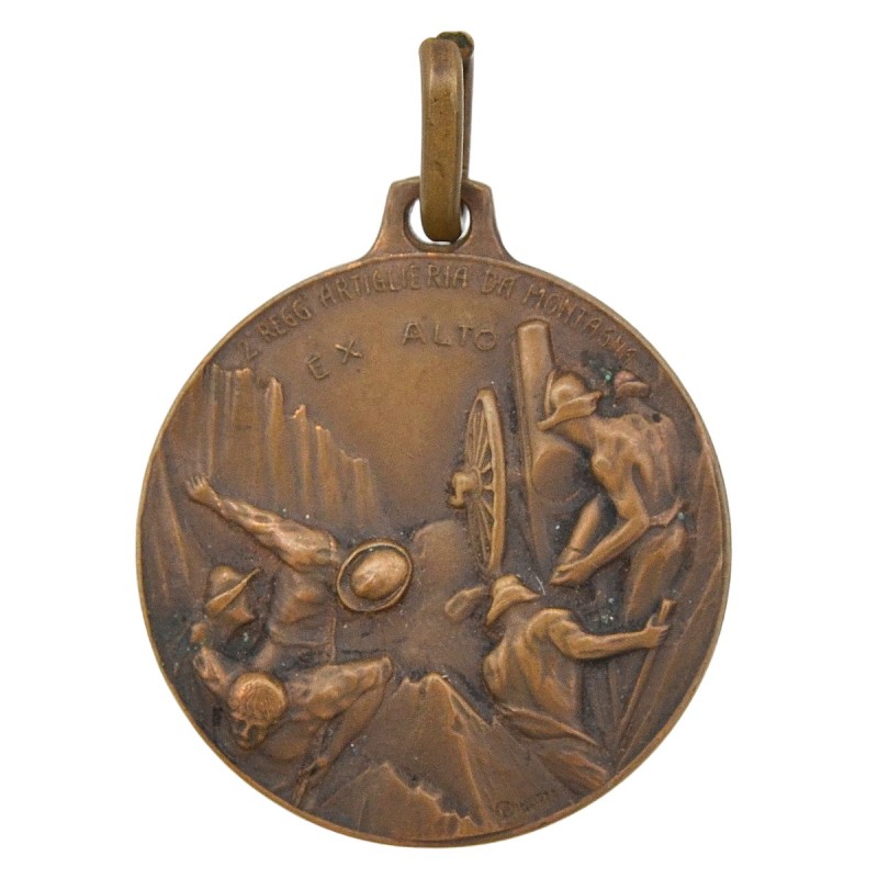 Medal of the 2nd Mountain Artillery Regiment of the Alpine Riflemen, Italy