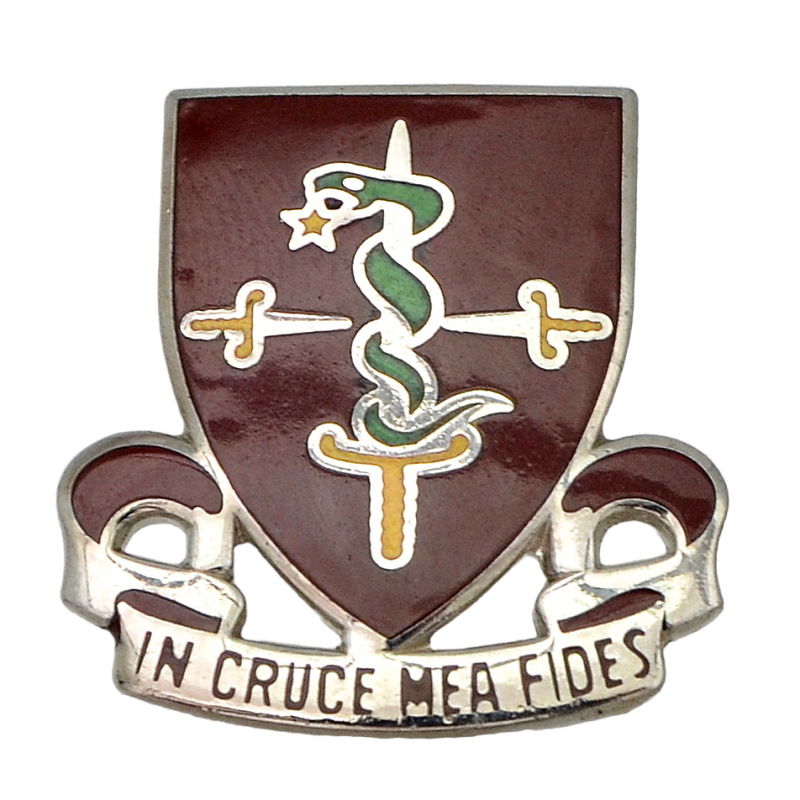 Badge of a serviceman of the 30th Medical Brigade of the US Army
