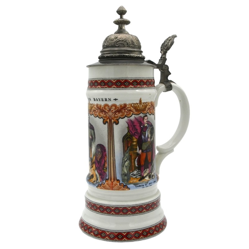 German beer mug "Bavarian Kings"