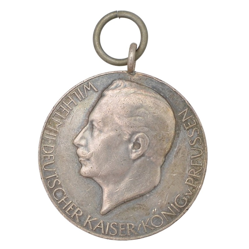 Commemorative medal with the dictum of Kaiser Wilhelm II, 1914