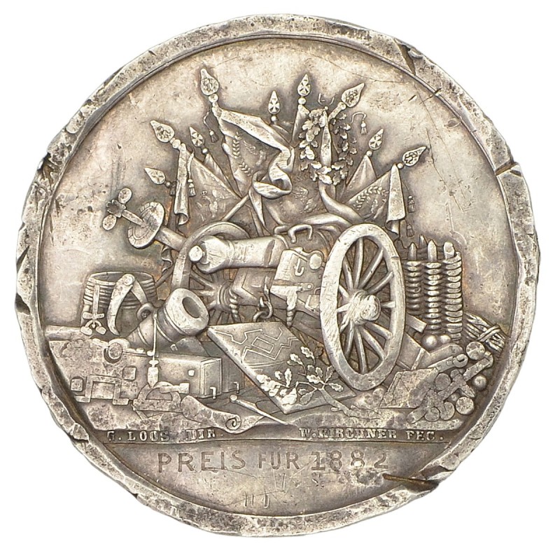 Silver commemorative medal to the commander of the 30th Field Artillery Regiment Otto Leo